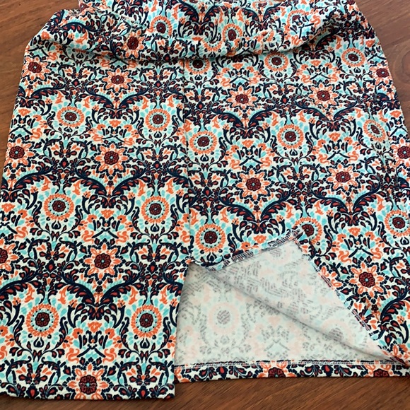 C Floral Skirt with Stretch Waistband - Picture 7 of 7